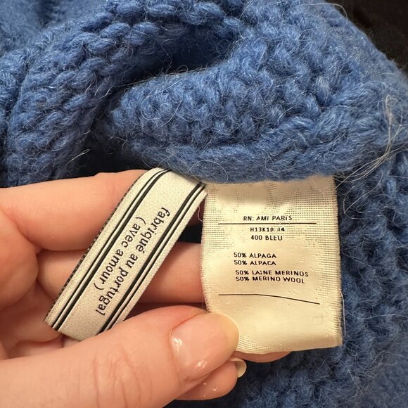 Ami Alpaca & Merino Wool Sweater - Picture 3 of 4